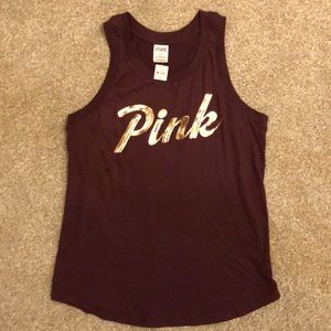 PINK Brand Sequence Tank Top